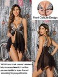 Avidlove Lace V Neck Babydoll Chemise for Women