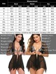 Avidlove Lace V Neck Babydoll Chemise for Women