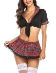 Avidlove Women's Sexy School Girl Costume Set
