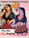 Avidlove Women's Sexy School Girl Costume Set