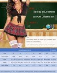 Avidlove Women's Sexy School Girl Costume Set