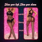 Sexy Mesh Bodysuit for Women - Black Lingerie