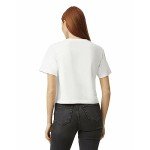 American Apparel Women's Fine Jersey Boxy T-Shirt, Style G102, 2-Pack, White (2-Pack), Small
