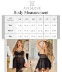 Avidlove Plus Size Floral Lingerie Set for Women