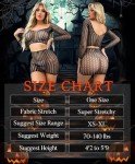 Sexy Black Fishnet Lingerie Set for Women