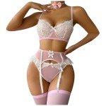 Lace Corset and Panty Set for Women