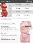 Aphrotiny Women's Lace Lingerie Set with Garter Belt