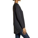 HUE Women's T-Shirt, Black, Black, Medium