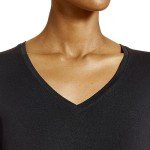 HUE Women's T-Shirt, Black, Black, Medium