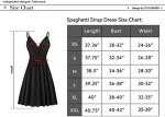 Women's Summer V-Neck Spaghetti Strap Dress with Pockets