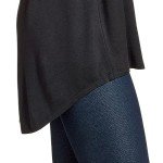 HUE Women's T-Shirt, Black, Black, Medium