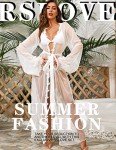 RSLOVE Women's Sexy Lace Kimono Robe & Chemise
