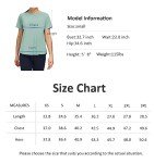 THE GYM PEOPLE Women's Short Sleeve Workout Shirts Lightweight Quick Dry Athletic Tops with Side Slits