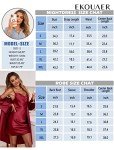Ekouaer Satin Nightgown and Robe Set for Women
