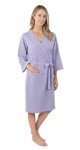 Patricia Women's Ultra Soft Lavender Waffle Kimono