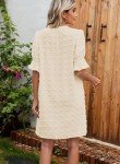 Stylish Women's Casual Summer V Neck Dress