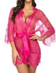 Avidlove Women's Lace Kimono Lingerie Nightgown