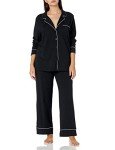 Cozy Women's Cotton Modal Pajama Set, Black