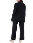 Cozy Women's Cotton Modal Pajama Set, Black
