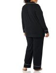 Cozy Women's Cotton Modal Pajama Set, Black