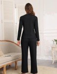 Ekouaer Women's Cozy Ribbed Lounge Set