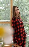 Red Buffalo Plaid Hooded Jumpsuit Pajamas Set