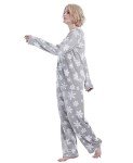 Cozy Plaid Fleece Pajama Set for Women