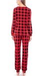 Women's Long Sleeve Pajama Set with Pockets