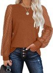 WIHOLL Women's Long Sleeve Autumn Tunic Top