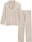 Joyaria Soft Bamboo Long Sleeve Pajama Set