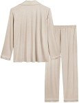 Joyaria Soft Bamboo Long Sleeve Pajama Set