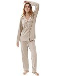 Joyaria Soft Bamboo Long Sleeve Pajama Set