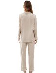Joyaria Soft Bamboo Long Sleeve Pajama Set