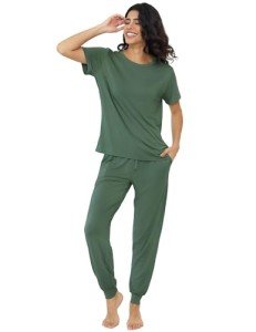Joyaria Women's Ultra Soft Bamboo Pajama Set