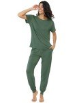 Joyaria Women's Ultra Soft Bamboo Pajama Set