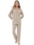 Joyaria Soft Bamboo Long Sleeve Pajama Set