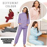 Cozy Purple Women's Fleece Pajama Set