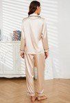 Silk Satin Pajama Set for Women – Champagne
