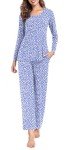 Cozy Women's Fall Pajama Set with Pockets
