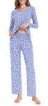 Cozy Women's Fall Pajama Set with Pockets