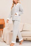 Cozy Women's Sherpa Pajama Set in Light Grey