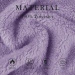 Oleda Women's Cozy Fleece Pajama Set - Purple