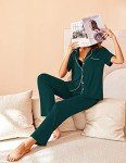 Avidlove Women's Soft Pajamas Set in Dark Green