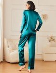 Ekouaer Silk Satin Pajama Set for Women