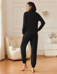 Ekouaer Women's Soft Long Sleeve Pajama Set