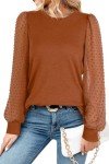 WIHOLL Women's Long Sleeve Autumn Tunic Top