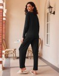 Ekouaer Women's Soft Long Sleeve Pajama Set