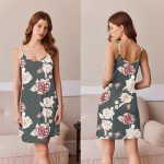 Ekouaer Women's Floral Long Sleeve Pajama Set