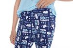 Women's Cotton Pajama Set with Capri Pants