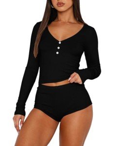 Bonitee Women's Fall 2-Piece Pajama Set